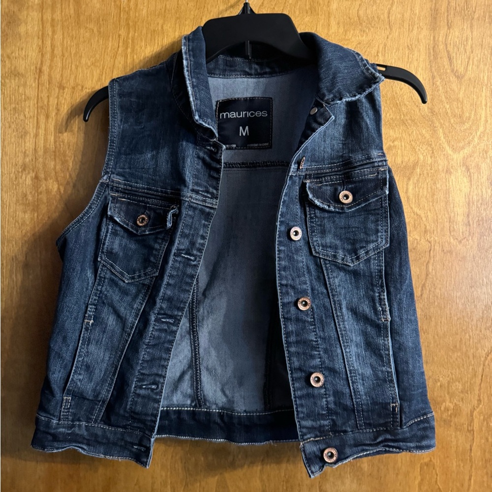 Maurices Denim Vest